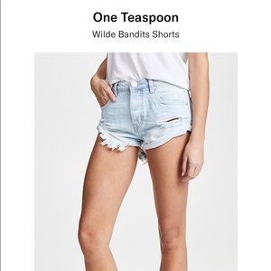One Teaspoon Denim Shorts
